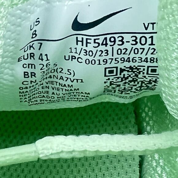 Nike Zoom Vomero 5  Pistachio Vapor Green HF5493-301 - Men's 8 / Women's 9.5 - Picture 12 of 12